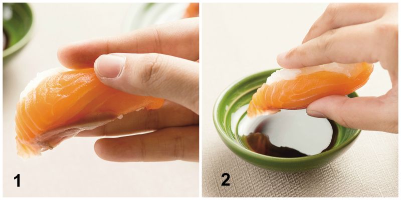 ăn sushi bằng tay đúng cách ăn sushi bằng tay đúng cách